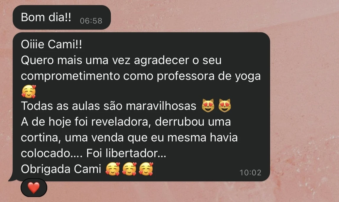 Depoimento anônimo sobre uma aula reveladora e libertadora